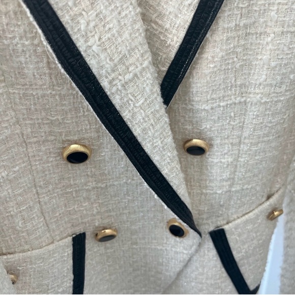 Veronica Beard White and Black Blazer Size 10 - Picture 8 of 8